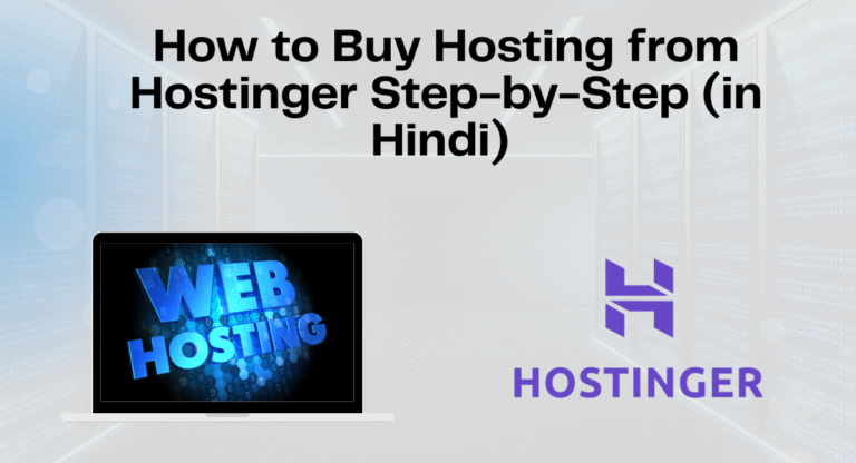Hostinger Step By Step